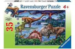 08613 Rompecabezas Puzzle Ravensburger 35 Piezas El Patio del Dinosaurio