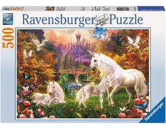 14195 Rompecabezas Puzzle Ravensburger 500 Piezas Unicornios Mágicos