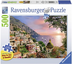 14876 Rompecabezas Puzzle Ravensburger 500 Pzas Positano, Italia Piezas Grandes