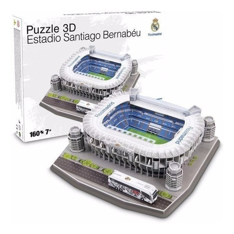 Puzzle 3D Santiago Bernabeu Real Madrid Estadio Fútbol NANOSTAD