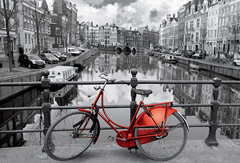 16018 Rompecabezas Puzzle Educa 3000 Piezas Amsterdam Bicicleta Roja - comprar en línea