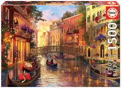 17124 Rompecabezas Puzzle Educa 1500 Piezas Atardecer En Venecia "SOBRE PEDIDO"