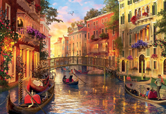 17124 Rompecabezas Puzzle Educa 1500 Piezas Atardecer En Venecia "SOBRE PEDIDO" - comprar en línea