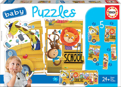 17575 Baby Puzzles Autobus Escolar Rompecabezas Educa 19 piezas