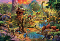 17655 Rompecabezas Puzzle Educa 1000 Piezas Tierra De Dinosaurios - comprar en línea