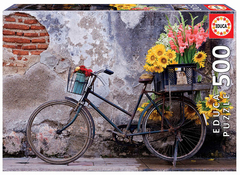 17988 Rompecabezas Puzzle Educa 500 Piezas Bicicleta con Flores "SOBRE PEDIDO"