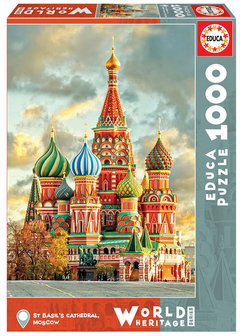 17998 Rompecabezas Puzzle Educa 1000 Pzas Catedral San Basilio, Moscu