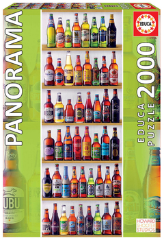 18010 Rompecabezas Puzzle Educa 2000 pzas Cervezas del Mundo