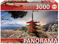18013 Rompecabezas Puzzle Educa 3000 Piezas Monte Fuji y Pagoda "SOBRE PEDIDO"