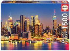 18466 Rompecabezas Puzzle Educa 1500 Piezas Manhattan de Noche "SOBRE PEDIDO"