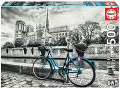 18482 Rompecabezas Puzzle Educa Bicicleta Cerca de Notre Dame "SOBRE PEDIDO"