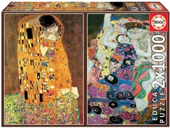 18488 2 Rompecabezas Puzzle Educa 1000 Piezas El Beso Y La Virgen Gustav Klimt "SOBRE PEDIDO"