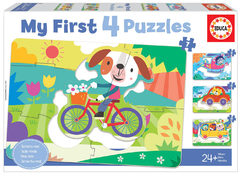 18898 Baby Puzzles My First 4 Puzzle Vehículos 4 Rompecabezas Educa "SOBRE PEDIDO"