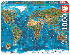 19022 Rompecabezas Puzzle Educa 1000 Piezas Maravillas del Mundo
