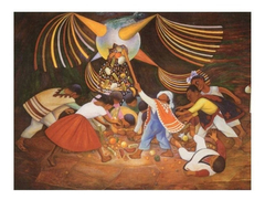 1906034 Rompecabezas Puzzle Rommex 1000 Piezas La Piñata, Diego Rivera "SOBRE PEDIDO"