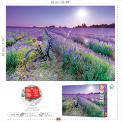 19255 Rompecabezas Puzzle Educa 1000 Piezas Bicicleta en un Campo de Lavanda "SOBRE PEDIDO" - comprar en línea