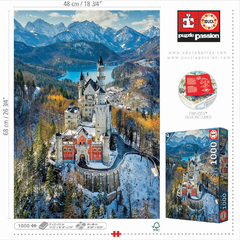 19261 Rompecabezas Puzzle Educa 1000 Piezas Castillo Neuschwanstein - comprar en línea