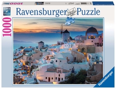 19611 Rompecabezas Puzzle Ravensburger 1000 Piezas Tarde en Santorini