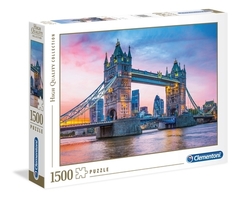 31816 Rompecabezas Puzzle Clementoni 1500 Piezas Puesta del Sol Tower Bridge "SOBRE PEDIDO"