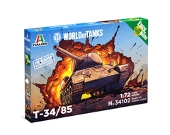 34102 Tanque T34/85 World of Tanks Escala 1/72.