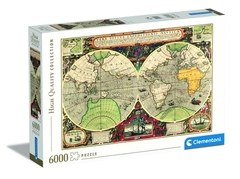 36526 Rompecabezas Puzzle Clementoni 6000 Piezas Mapa Antiguo "SOBRE PEDIDO"