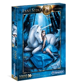 39462 Rompecabezas Puzzle Clementoni 1000 Piezas Luna Azul Anne Stokes Collection