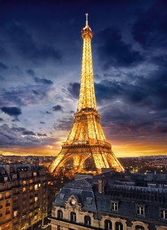 39514 Rompecabezas Puzzle Clementoni 1000 Piezas Paris Torre Eiffel - comprar en línea
