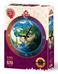 5002 Rompecabezas Art Puzzle Reloj El mundo 570 piezas.