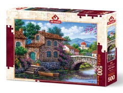 5070 Rompecabezas Puzzle Art Puzzle 500 Piezas Canal con Flores "SOBRE PEDIDO"