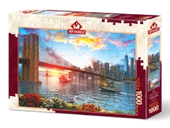 5185 Rompecabezas Puzzle Art Puzzle 1000 Piezas Puesta De Sol En Nueva York "SOBRE PEDIDO"