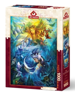 5218 Rompecabezas Puzzle Art Puzzle 1000 Piezas Princesas Del Dia Y De La Noche "SOBRE PEDIDO"