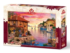 5374 Rompecabezas Puzzle Art Puzzle 1500 Piezas El Puerto Mediterráneo "SOBRE PEDIDO"