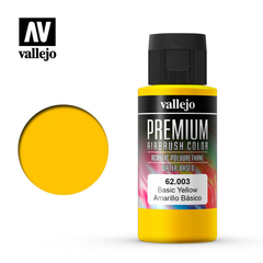 62003 Premium Airbrush Color Amarillo Basico (Basic Yellow) 60ml.