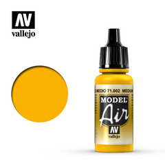 71002 Pintura Acrílica Model Air Amarillo Medio (Medium Yellow) 17ml.