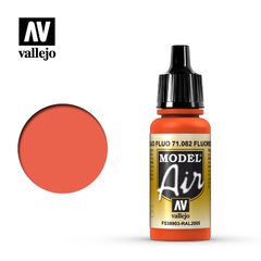 71082 Pintura Acrilica Model Air Rojo Fluorescente (Fluorecent Red) FS38903-RAL2005 17ml.