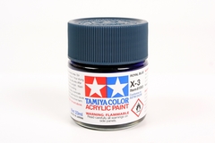 81003 Pintura Acrílica Tamiya X-3 Azul Real (Royal Blue) 23ml.