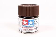 81009 Pintura Acrílica Tamiya X-9 Café Marrón (Brown) 23ml.