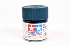 81013 Pintura Acrílica Tamiya X-13 Azul Metálico (Metallic Blue) 23ml.