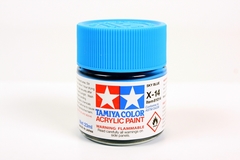 81014 Pintura Acrílica Tamiya X-14 Azul Cielo (Sky Blue) 23ml.