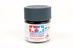 81350 Pintura Acrílica Tamiya XF-50 Azul Campo (Field Blue) 23ml.