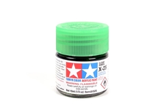 81525 Tamiya X-25 Clear Verde Transparente (Green) 10ml.