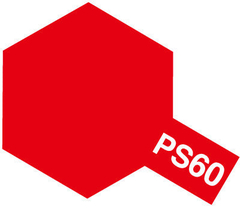 86060 Tamiya Polyretano PS-60 Rojo Mica Brillante (Bright Mica Red) 100ml. "SOBRE PEDIDO" - comprar en línea