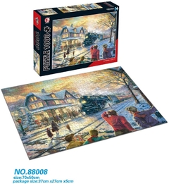 88008 Rompecabezas Puzzle Hao Xiang 1000 piezas Todos Abordo Navidad.