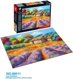 88011 Rompecabezas Puzzle Hao Xiang 1000 Piezas Campo De Flores.