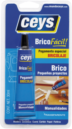 Pegamento Bricolaje Transparente 30ml.