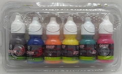 GP611 Set De 6 Pinturas Acrílicas Ronin Clear (Colores Transparentes) - comprar en línea