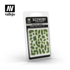 SC406 Matojos de Pasto Vegetación Arbustos Wild Tuft-Green (Verde).
