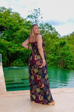 Vestido Raissa - Estampa Preto na internet