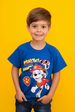 Camiseta Infantil Personagem Patrulha canina