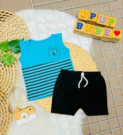 Conjunto Regata Listras Verão Cod 162